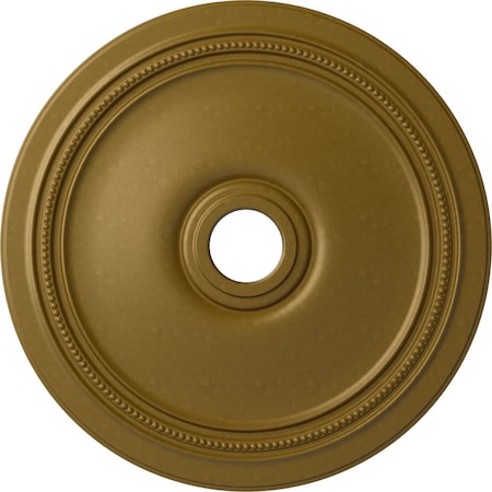 Diane Ceiling Medallion (Fits Canopies Up To 6 1/4), Hand-Painted Gold, 24OD X 3 5/8ID X 1 1/4P